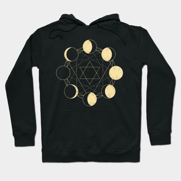 Moon Phase Infinity Goth Wicca Pagan Celtic Indians Hoodie by tanambos
